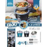 Olla Arrocera Azul 27.5x30cm De 1.8 Litros - OLLAS ARROCERAS | Bylmo