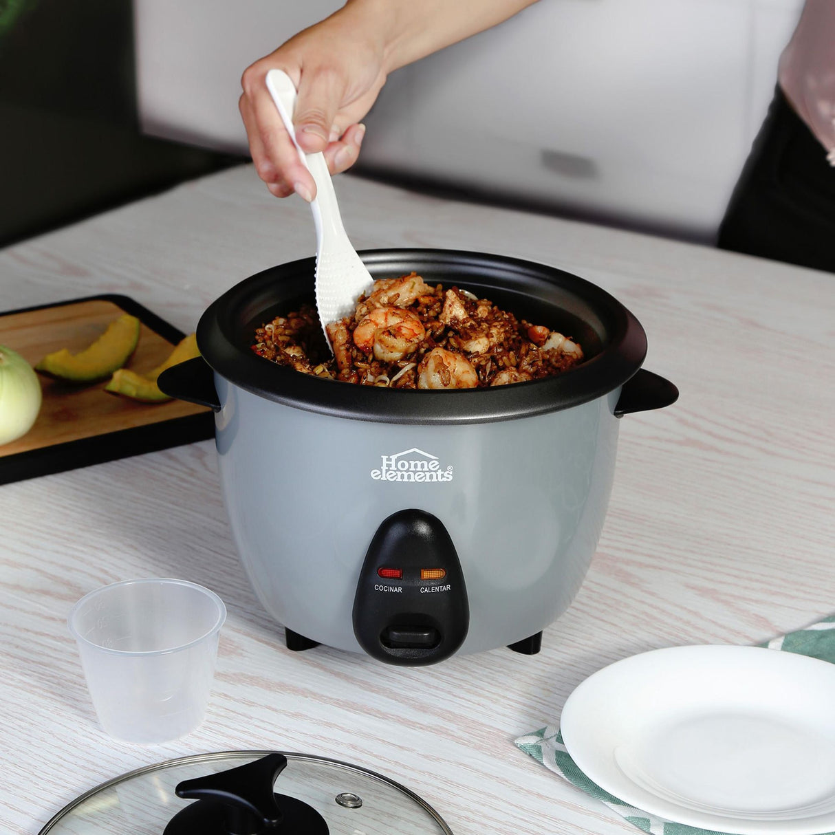 Olla Arrocera Gris 27.5x25cm De 1.8 Litros - OLLAS ARROCERAS | Bylmo