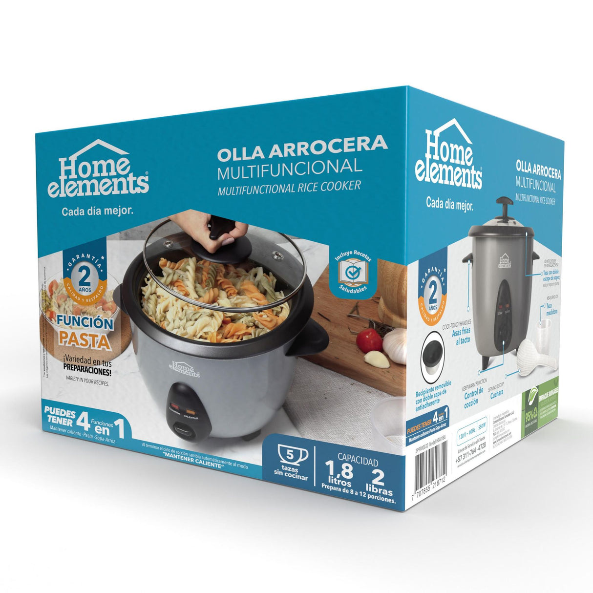 Olla Arrocera Gris 27.5x25cm De 1.8 Litros - OLLAS ARROCERAS | Bylmo