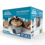 Olla Arrocera Gris 27.5x25cm De 1.8 Litros - OLLAS ARROCERAS | Bylmo