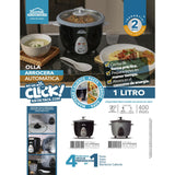 Olla Arrocera Negra 23x22cm De 1 Litro - OLLAS ARROCERAS | Bylmo