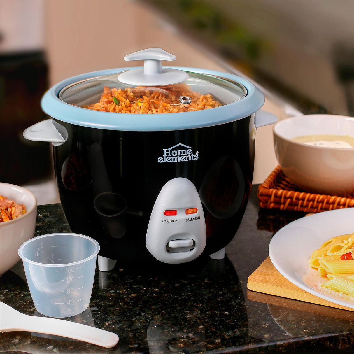 Olla Arrocera Negra 18.8x21cm De 0.6 Litros - OLLAS ARROCERAS | Bylmo