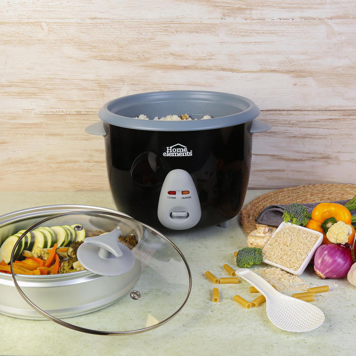 Olla Arrocera Negra 27.5x30cm De 1.8 Litros - OLLAS ARROCERAS | Bylmo