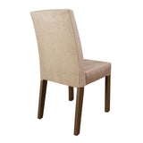 Combo Comedor y Sillas Sabrina Marron y Crema 160x79cm Cuadrado de Cuatro Puestos con Cuatro Sillas - COMEDORES | Bylmo