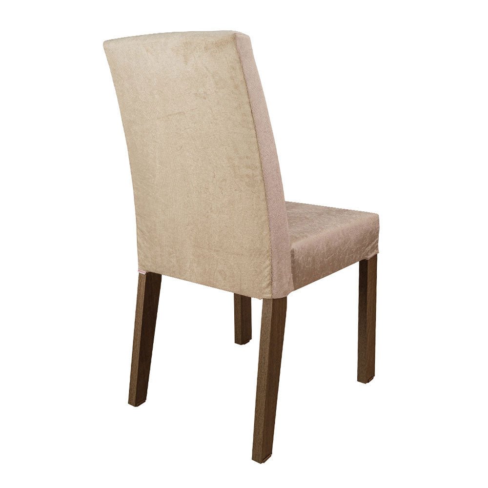 Combo Comedor y Sillas Sabrina Marron y Negro 160x79cm Cuadrado de Cuatro Puestos con Cuatro Sillas - COMEDORES | Bylmo