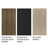 Combo Comedor y Sillas Sabrina Marron y Negro 160x79cm Cuadrado de Cuatro Puestos con Cuatro Sillas - COMEDORES | Bylmo