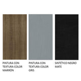 Combo Comedor y Sillas Samara Marron y Gris 90x78cm Cuadrado de Cuatro Puestos con Cuatro Sillas - COMEDORES | Bylmo