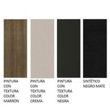 Combo Comedor y Sillas Tifani Marron con Crema y Negro 90x78cm Cuadrado de Cuatro Puestos con Cuatro Sillas - COMEDORES | Bylmo