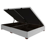 Cama Baúl Blanco 140x43Cm Para Cochón Doble 140 X 190 Cm de Apertura Hidráulica - CAMAS | Bylmo
