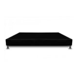 Base Cama Negro 100x30Cm Para Cochón Sencillo 100 X 190 Cm Con Pestaña - CAMAS | Bylmo