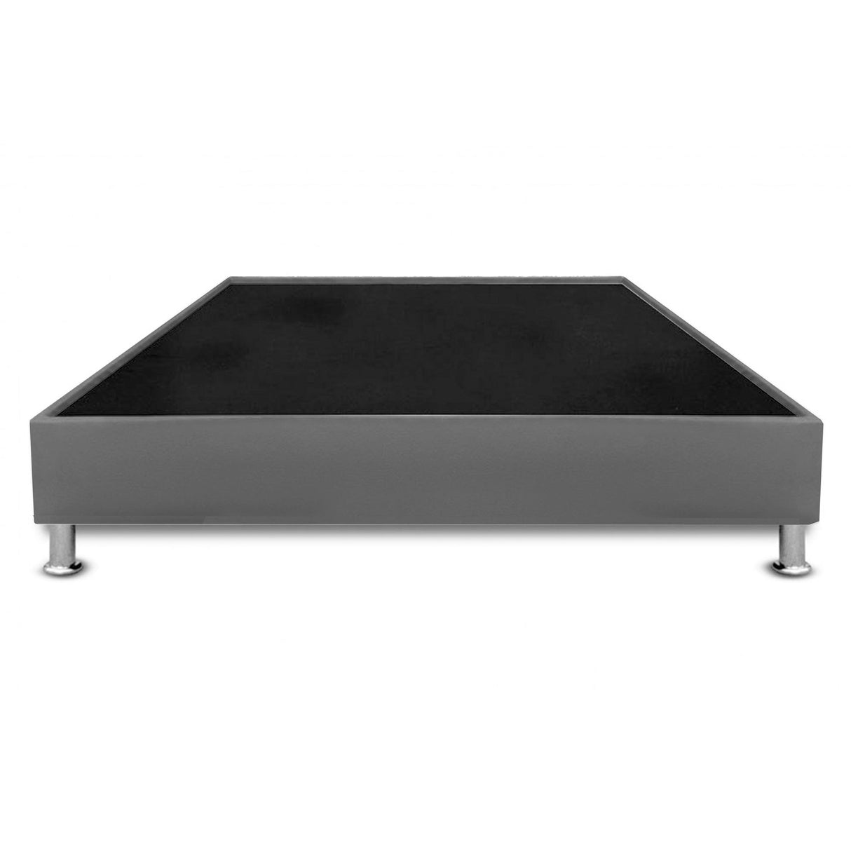 Base Cama Gris 100x30Cm Para Cochón Sencillo 100 X 190 Cm Con Pestaña - CAMAS | Bylmo