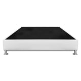 Base Cama Blanco 120x30Cm Para Cochón Semidoble 120 X 190 Cm Con Pestaña - CAMAS | Bylmo