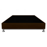 Base Cama Cafe 120x30Cm Para Cochón Semidoble 120 X 190 Cm Con Pestaña - CAMAS | Bylmo