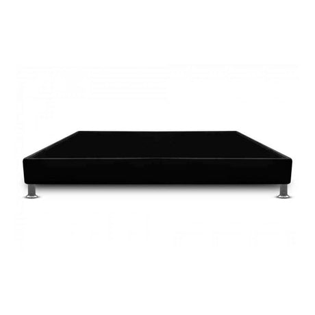 Base Cama Negro 140x30Cm Para Cochón Doble 140 X 190 Cm Con Pestaña - CAMAS | Bylmo