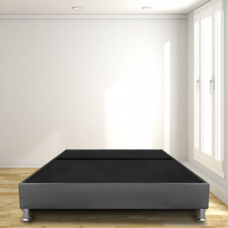 Base Cama Dividida Gris 160x30Cm Para Cochón Queen 160 X 190 Cm Con Pestaña - CAMAS | Bylmo
