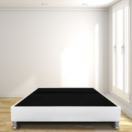 Base Cama Dividida Blanco 200x30Cm Para Cochón King 200 X 200 Cm Con Pestaña - CAMAS | Bylmo