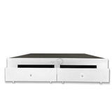 Base Cama Blanco 90x40Cm Para Cochón Sencillo 90 X 190 Cm Con Cajones - CAMAS | Bylmo