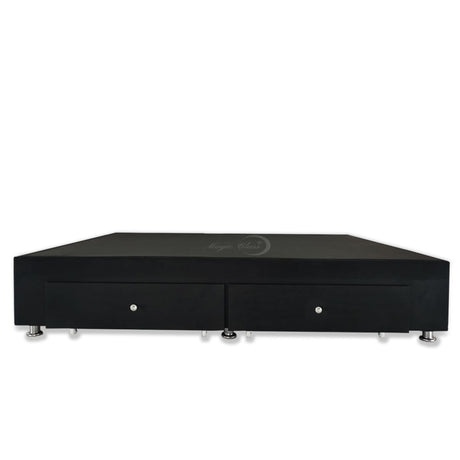 Base Cama Negro 90x40Cm Para Cochón Sencillo 90 X 190 Cm Con Cajones - CAMAS | Bylmo