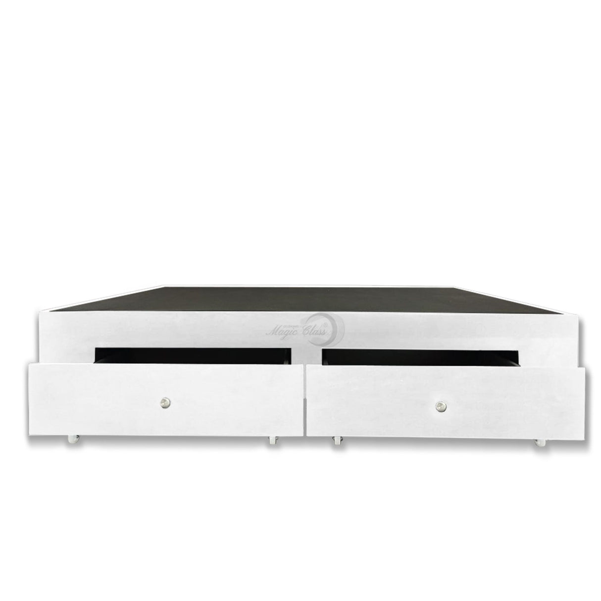 Base Cama Blanco 120x40Cm Para Cochón Semidoble 120 X 190 Cm Con Cajones - CAMAS | Bylmo