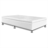 Cama Baúl Blanco 140x40Cm Para Cochón Doble 140 X 190 Cm de Apertura Vertical - CAMAS | Bylmo
