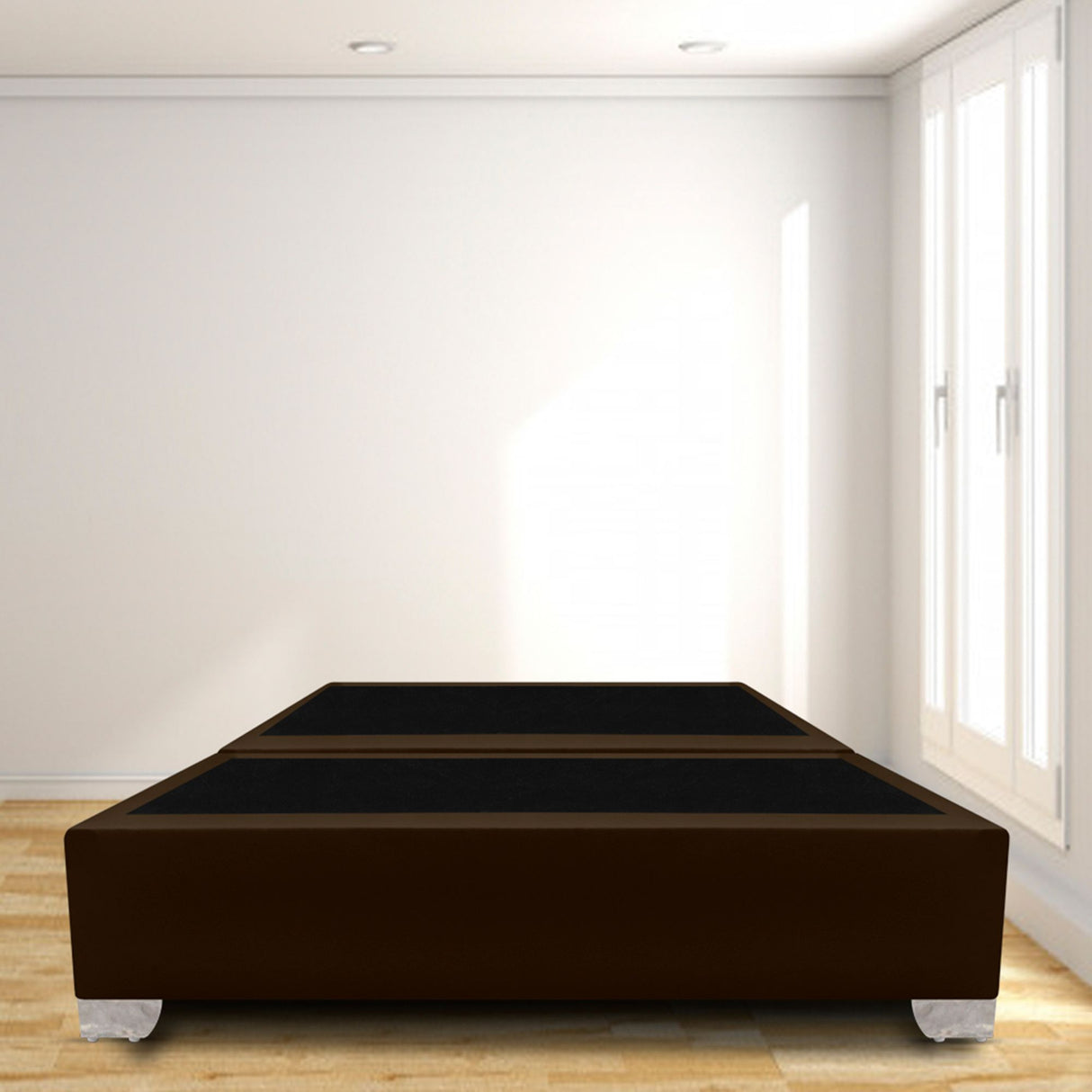 Base Cama Dividida Premium Cafe 160x40Cm Para Cochón Queen 160 X 190 Cm - CAMAS | Bylmo