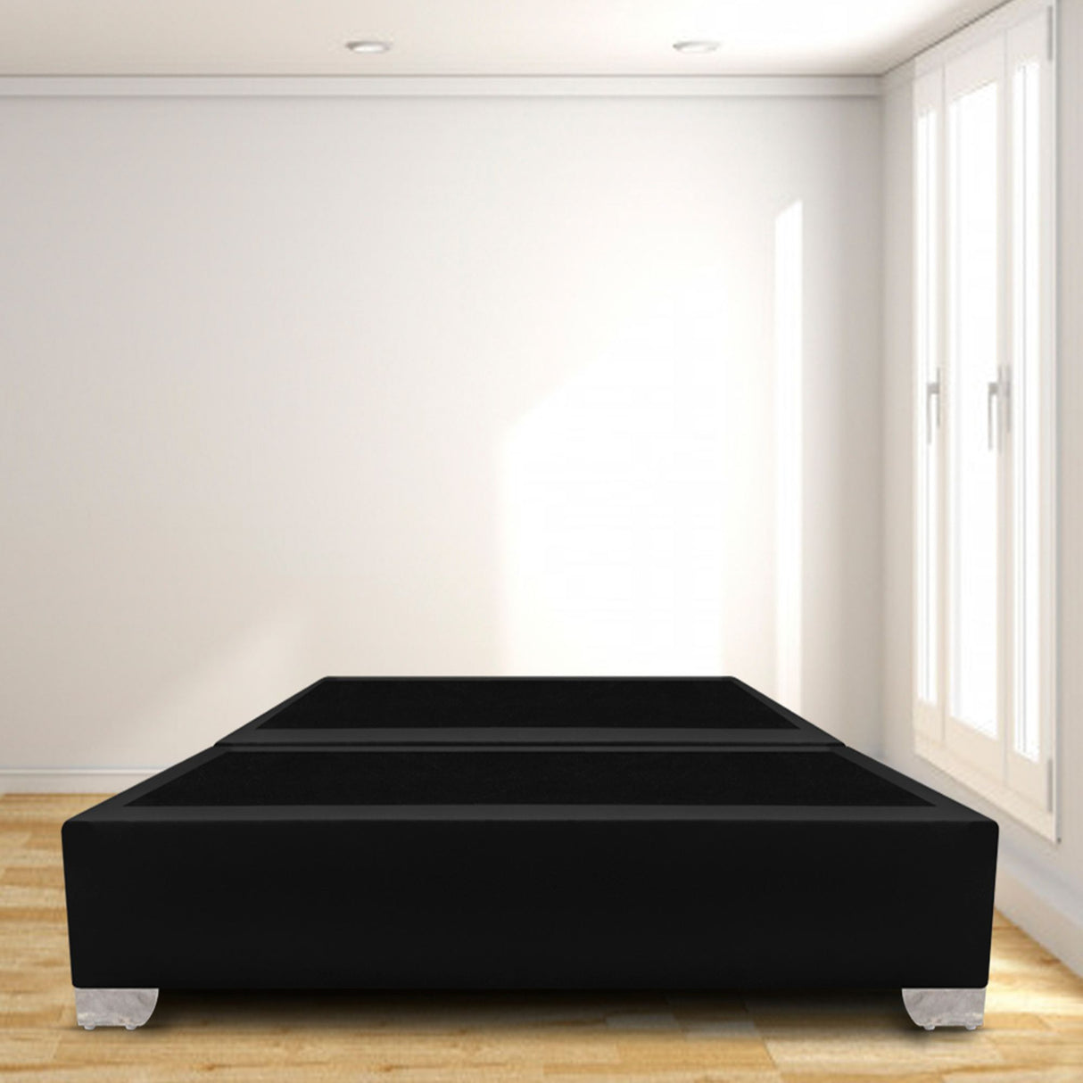 Base Cama Dividida Premium Negro 200x40Cm Para Cochón King 200 X 200 Cm - CAMAS | Bylmo