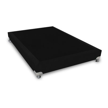 Base Cama Boston Negro 100x30Cm Para Cochón Sencillo 100 X 190 Cm - CAMAS | Bylmo