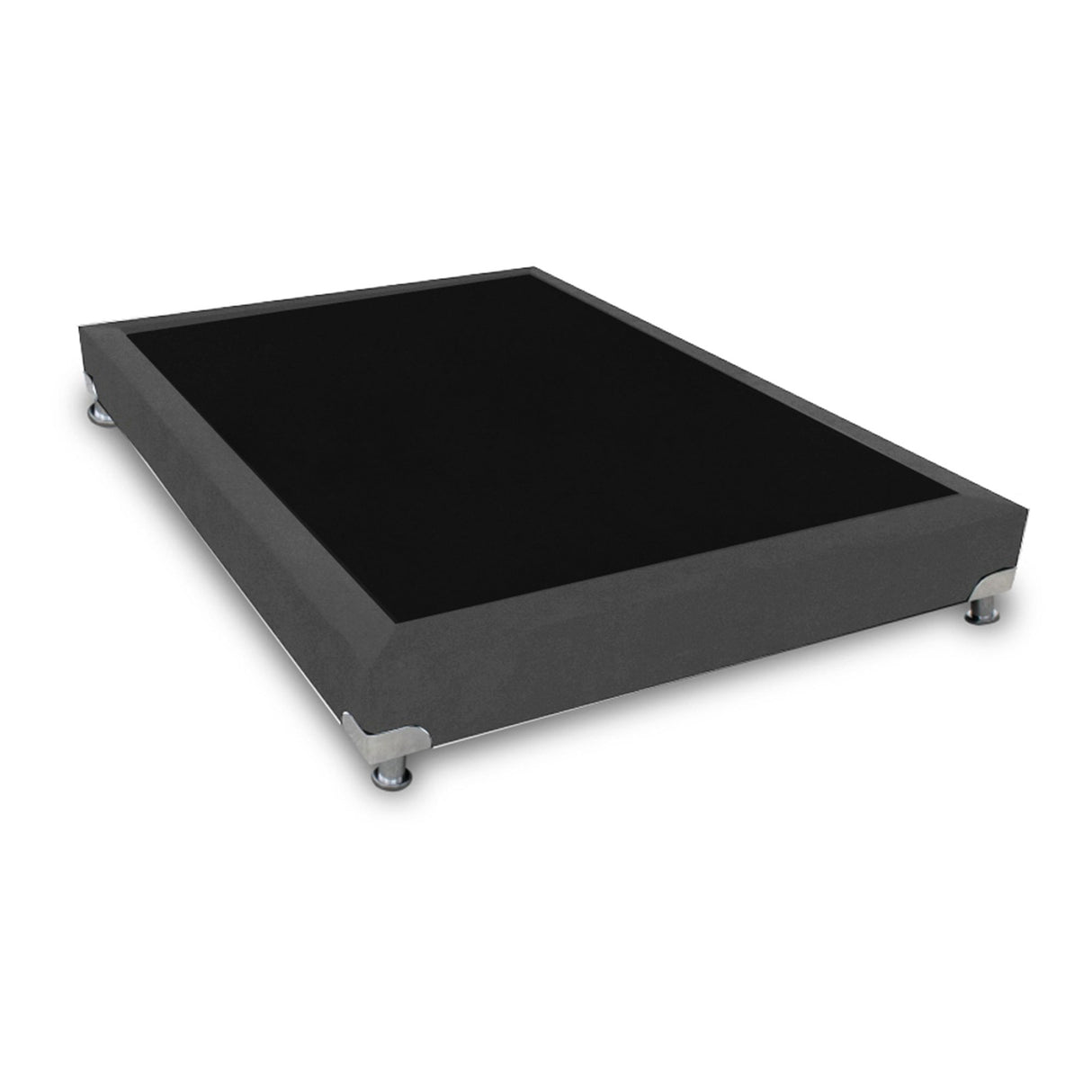 Base Cama Boston Gris 120x30Cm Para Cochón Semidoble 120 X 190 Cm - CAMAS | Bylmo