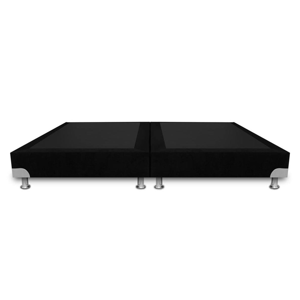 Base Cama Dividida Boston Negro 140x30Cm Para Cochón Doble 140 X 190 Cm - CAMAS | Bylmo