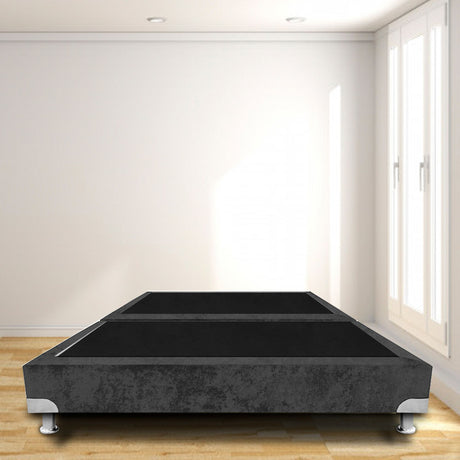 Base Cama Dividida Boston Gris 140x30Cm Para Cochón Doble 140 X 190 Cm - CAMAS | Bylmo