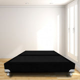 Base Cama Dividida Boston Negro 160x30Cm Para Cochón Queen 160 X 190 Cm - CAMAS | Bylmo