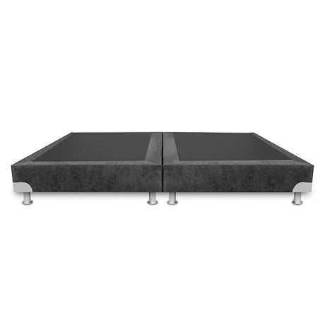 Base Cama Dividida Boston Gris 160x30Cm Para Cochón Queen 160 X 190 Cm - CAMAS | Bylmo
