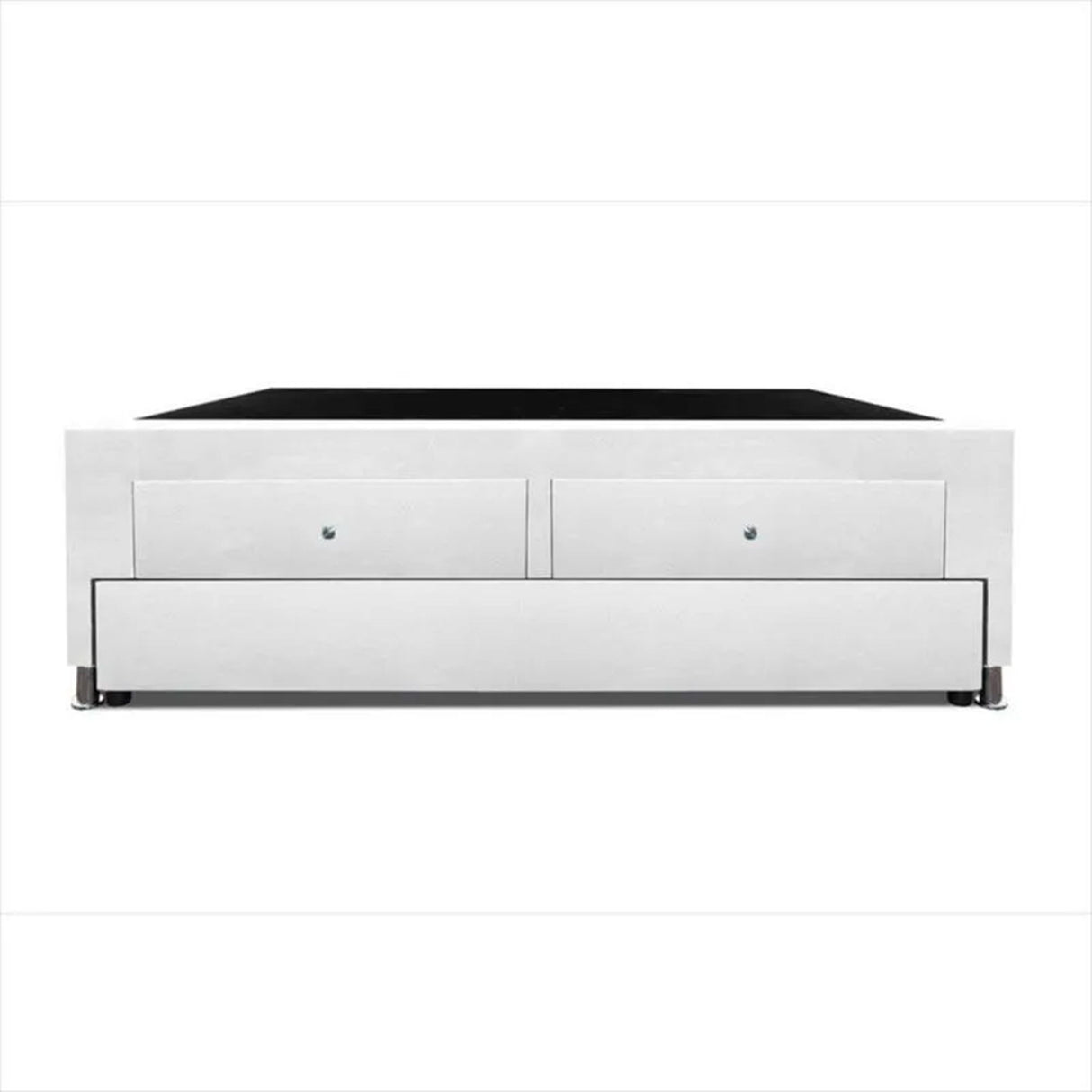 Cama Nido Blanco 90x60Cm Para Cochón Sencillo 90 X 190 Cm Con Baúl y Cajones - CAMAS | Bylmo