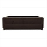 Cama Nido Cafe 120x60Cm Para Cochón Semidoble 120 X 190 Cm Con Baúl y Cajones - CAMAS | Bylmo