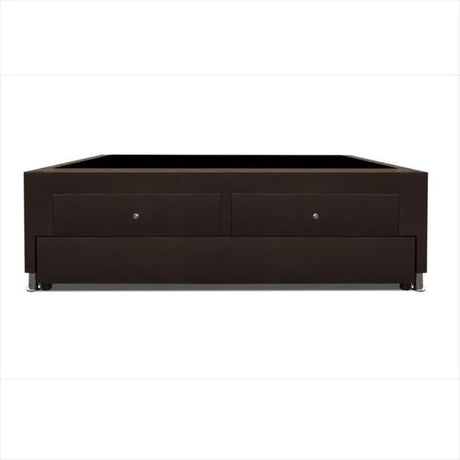 Cama Nido Cafe 140x60Cm Para Cochón Doble 140 X 190 Cm Con Baúl y Cajones - CAMAS | Bylmo