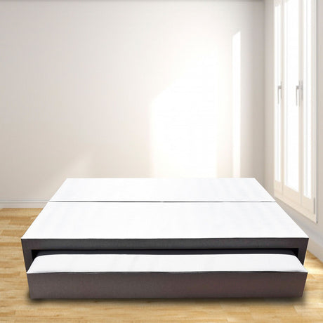 Cama Nido Dividida Gris 120x40Cm Para Cochón Semidoble 120 X 190 Cm - CAMAS | Bylmo