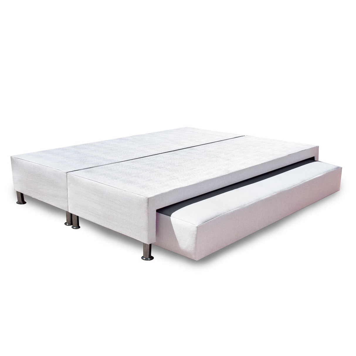 Cama Nido Dividida Blanco 160x40Cm Para Cochón Queen 160 X 190 Cm - CAMAS | Bylmo
