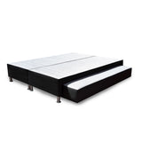 Cama Nido Dividida Negro 160x40Cm Para Cochón Queen 160 X 190 Cm - CAMAS | Bylmo