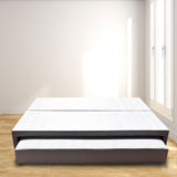 Cama Nido Dividida Gris 160x40Cm Para Cochón Queen 160 X 190 Cm - CAMAS | Bylmo