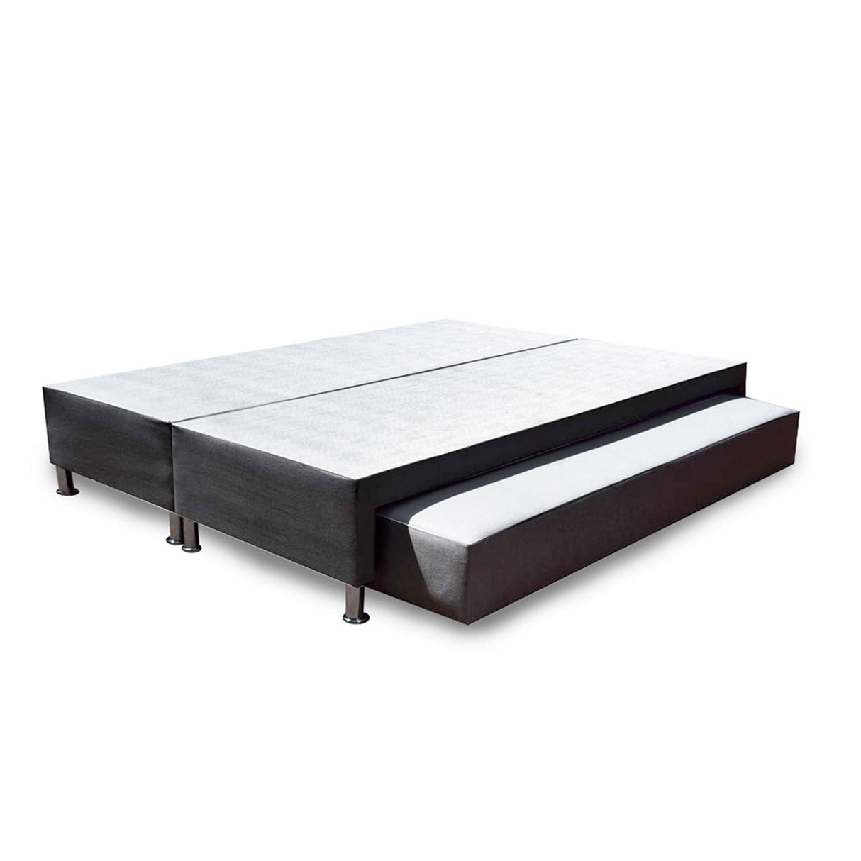 Cama Nido Dividida Gris 200x40Cm Para Cochón King 200 X 200 Cm - CAMAS | Bylmo