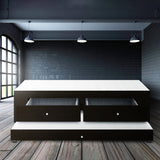 Cama Nido Duplex Negro 90x60Cm Para Cochón Sencillo 90 X 190 Cm Con Cajones - CAMAS | Bylmo