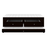 Cama Nido Duplex Cafe 140x60Cm Para Cochón Doble 140 X 190 Cm Con Cajones - CAMAS | Bylmo