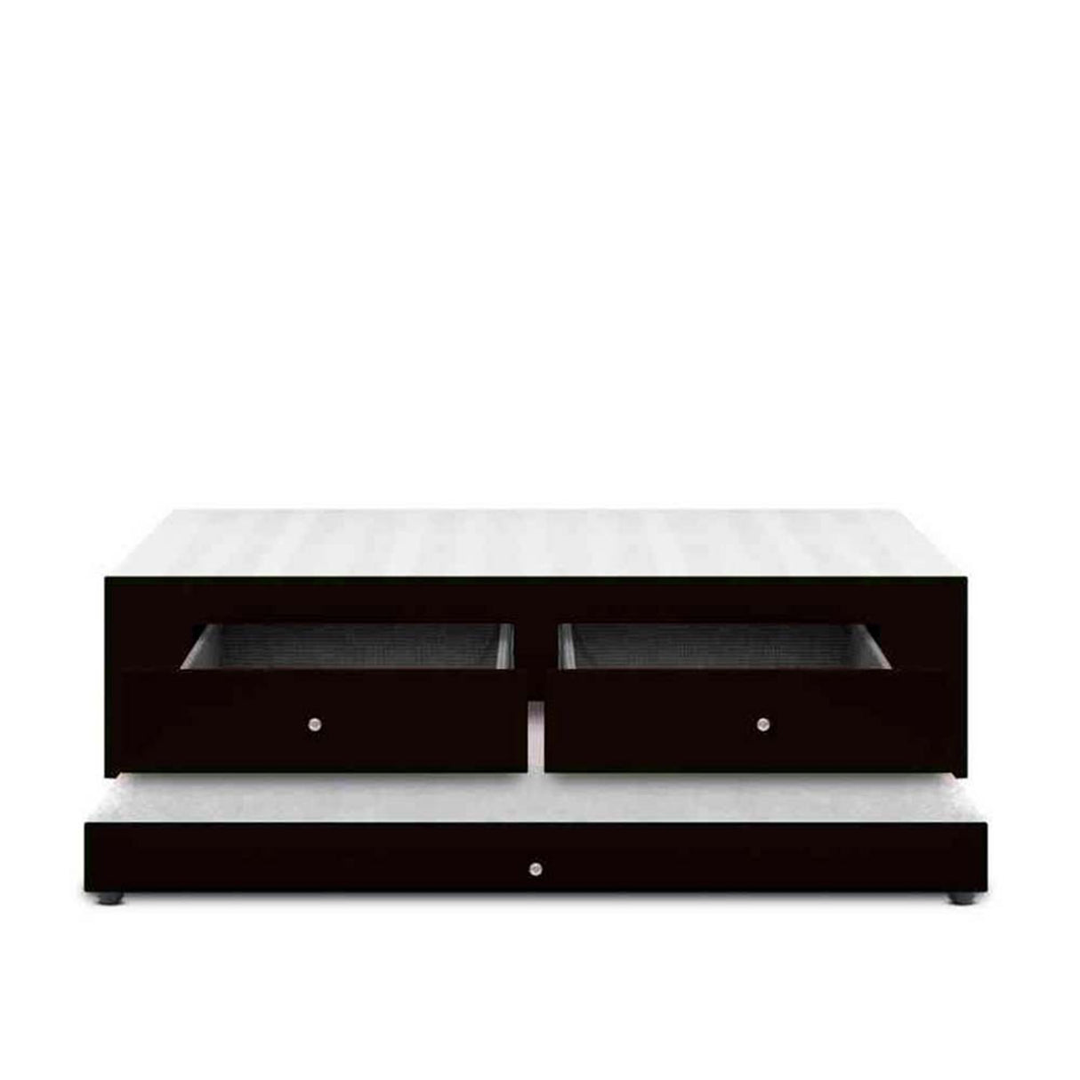 Cama Nido Duplex Cafe 100x60Cm Para Cochón Sencillo 100 X 190 Cm con Cajones y Colchones Incorporados - CAMAS | Bylmo