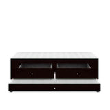 Cama Nido Duplex Cafe 100x60Cm Para Cochón Sencillo 100 X 190 Cm con Cajones y Colchones Incorporados - CAMAS | Bylmo