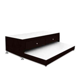 Cama Nido Duplex Cafe 100x60Cm Para Cochón Sencillo 100 X 190 Cm con Cajones y Colchones Incorporados - CAMAS | Bylmo