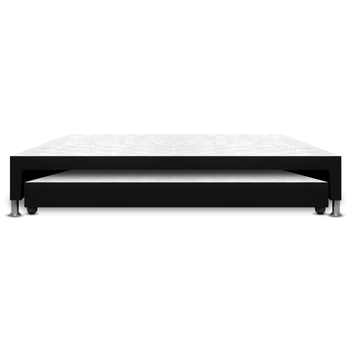 Cama Nido Duplex Negro 90x40Cm Para Cochón Sencillo 90 X 190 Cm - CAMAS | Bylmo