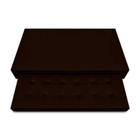 Cama Nido Jafar Cafe 100x40Cm Para Cochón Sencillo 100 X 190 Cm - CAMAS | Bylmo