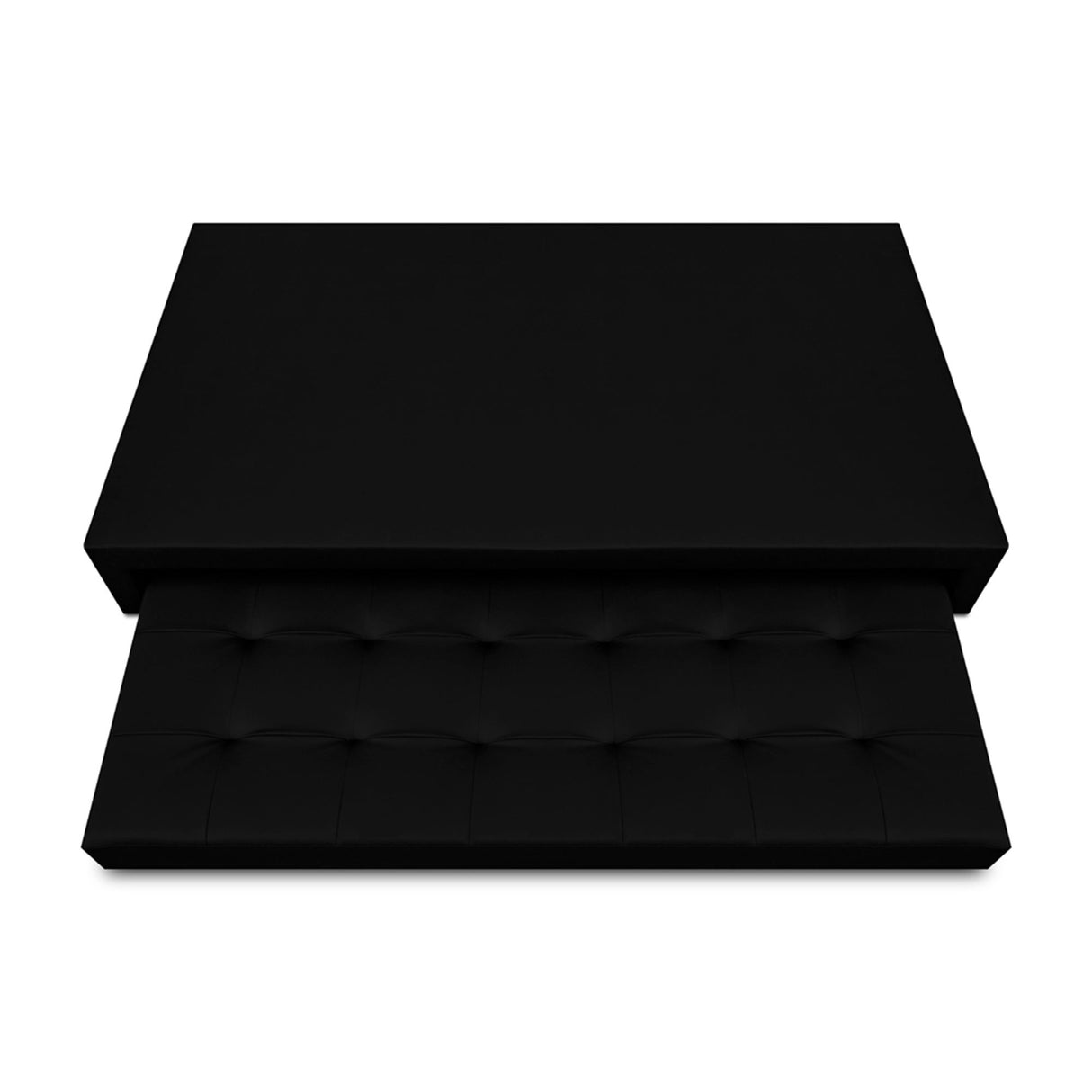 Cama Nido Jafar Negro 120x40Cm Para Cochón Semidoble 120 X 190 Cm - CAMAS | Bylmo