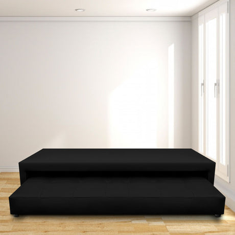 Cama Nido Jafar Negro 120x40Cm Para Cochón Semidoble 120 X 190 Cm - CAMAS | Bylmo