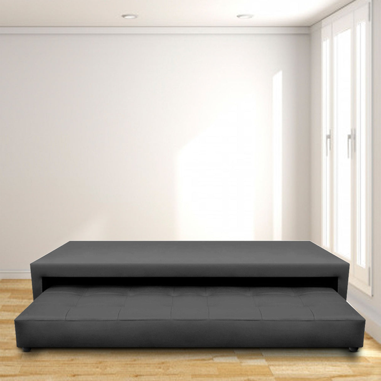 Cama Nido Jafar Gris 120x40Cm Para Cochón Semidoble 120 X 190 Cm - CAMAS | Bylmo